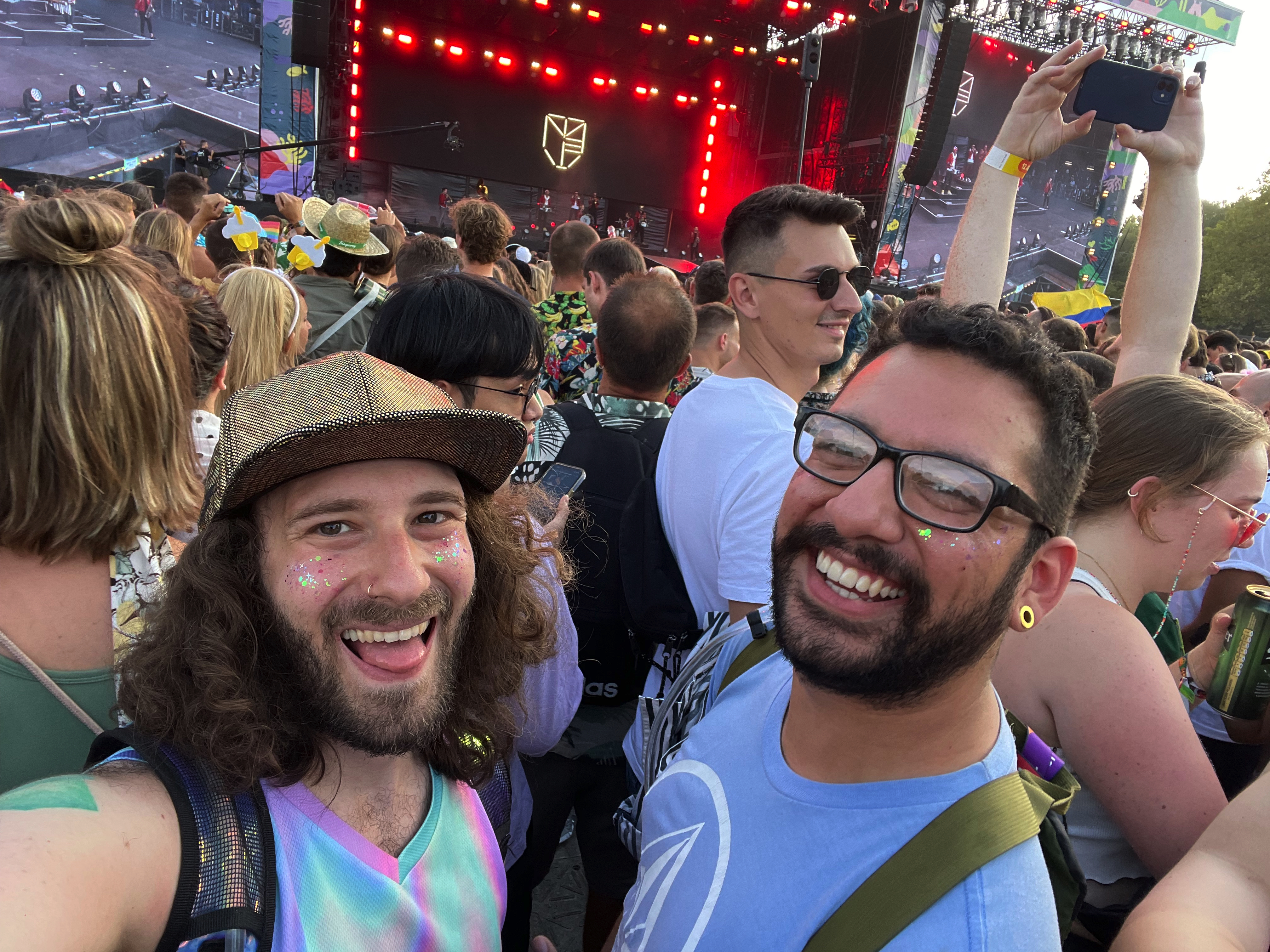 Chris and me at Szigetfest 2022